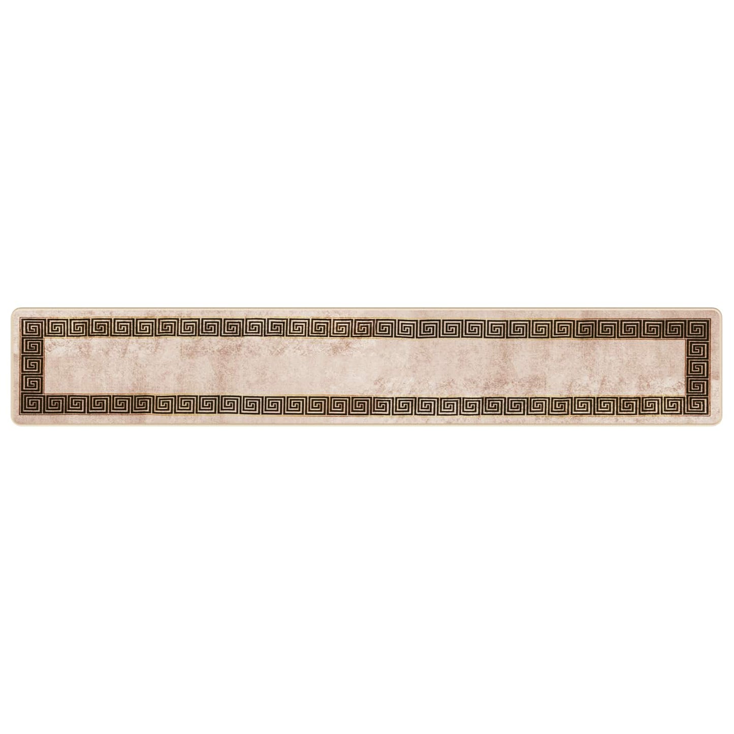 Tæppe Runner MARSA Sort 50 x 300 cm Polyester og PVC