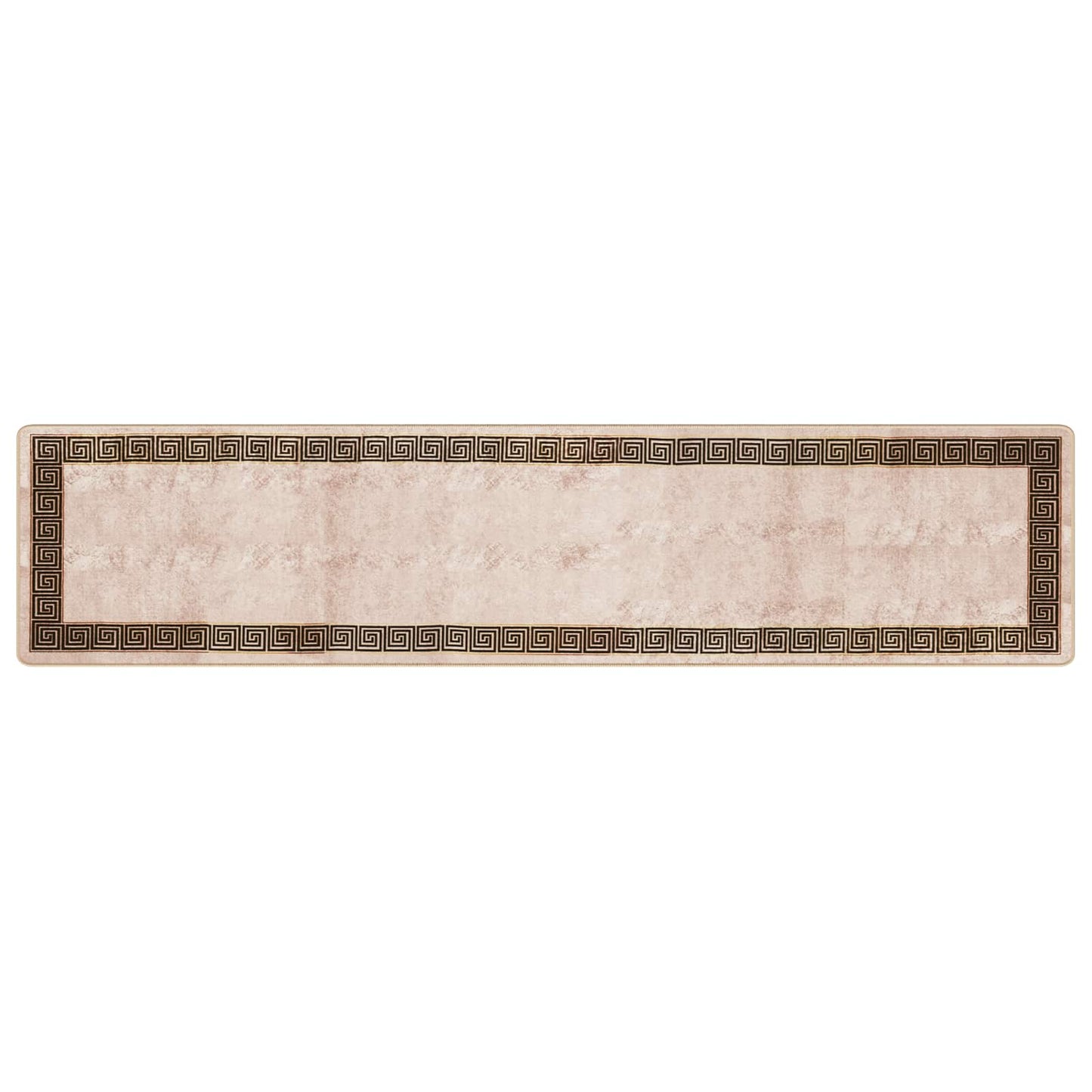 Tæppe Runner MARSA Sort 80 x 350 cm Polyester og PVC