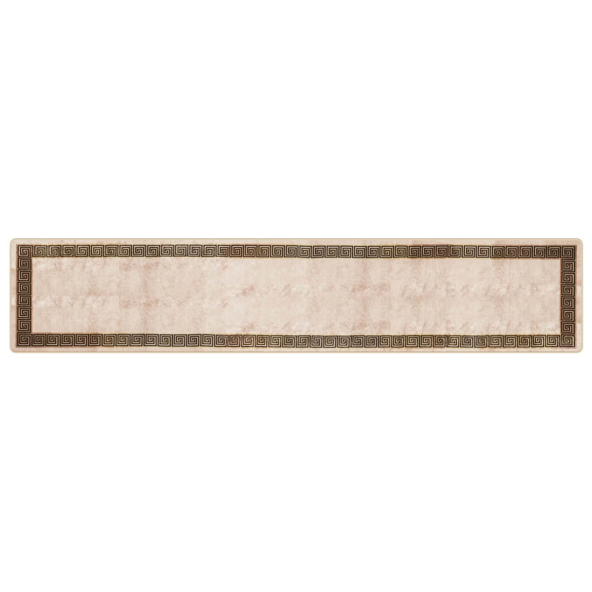 Tæppe Runner MARSA Sort 80 x 400 cm Polyester og PVC