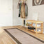 Tæppe Runner MARSA Sort 80 x 450 cm Polyester og PVC