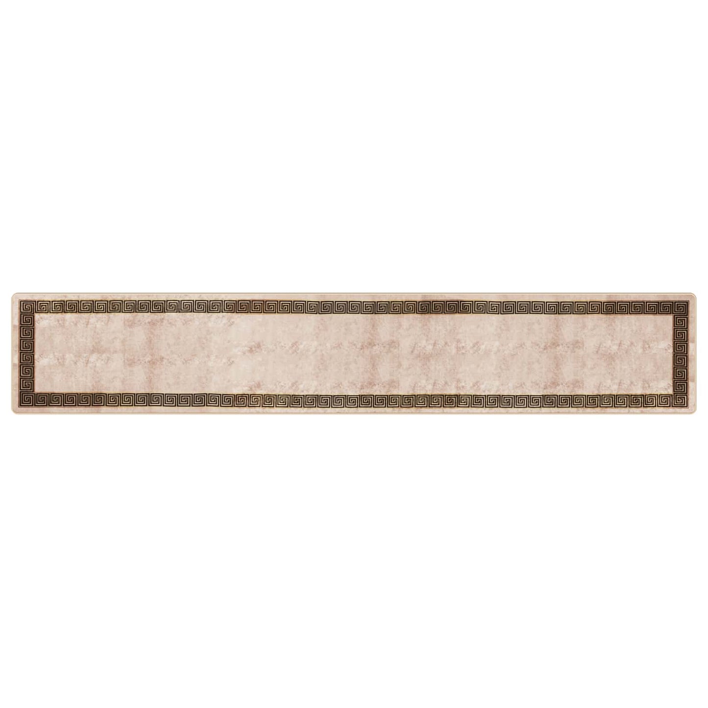 Tæppe Runner MARSA Sort 80 x 450 cm Polyester og PVC