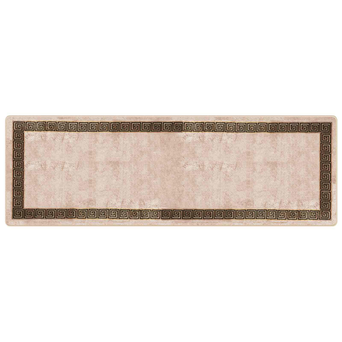 Tæppe Runner MARSA Sort 100 x 300 cm Polyester og PVC