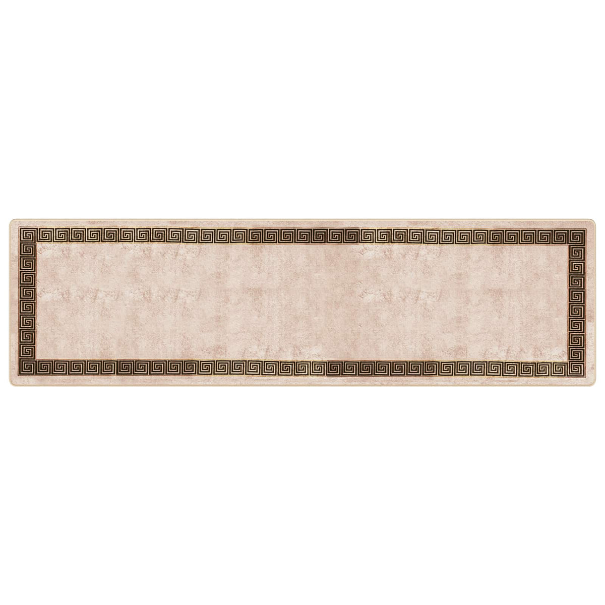 Tæppe Runner MARSA Sort 100 x 350 cm Polyester og PVC
