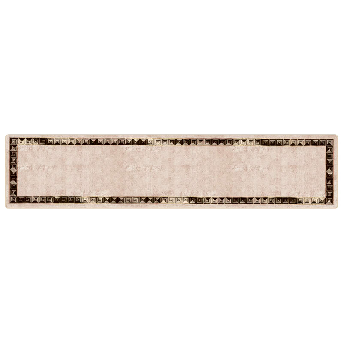 Tæppe Runner MARSA Sort 100 x 450 cm Polyester og PVC