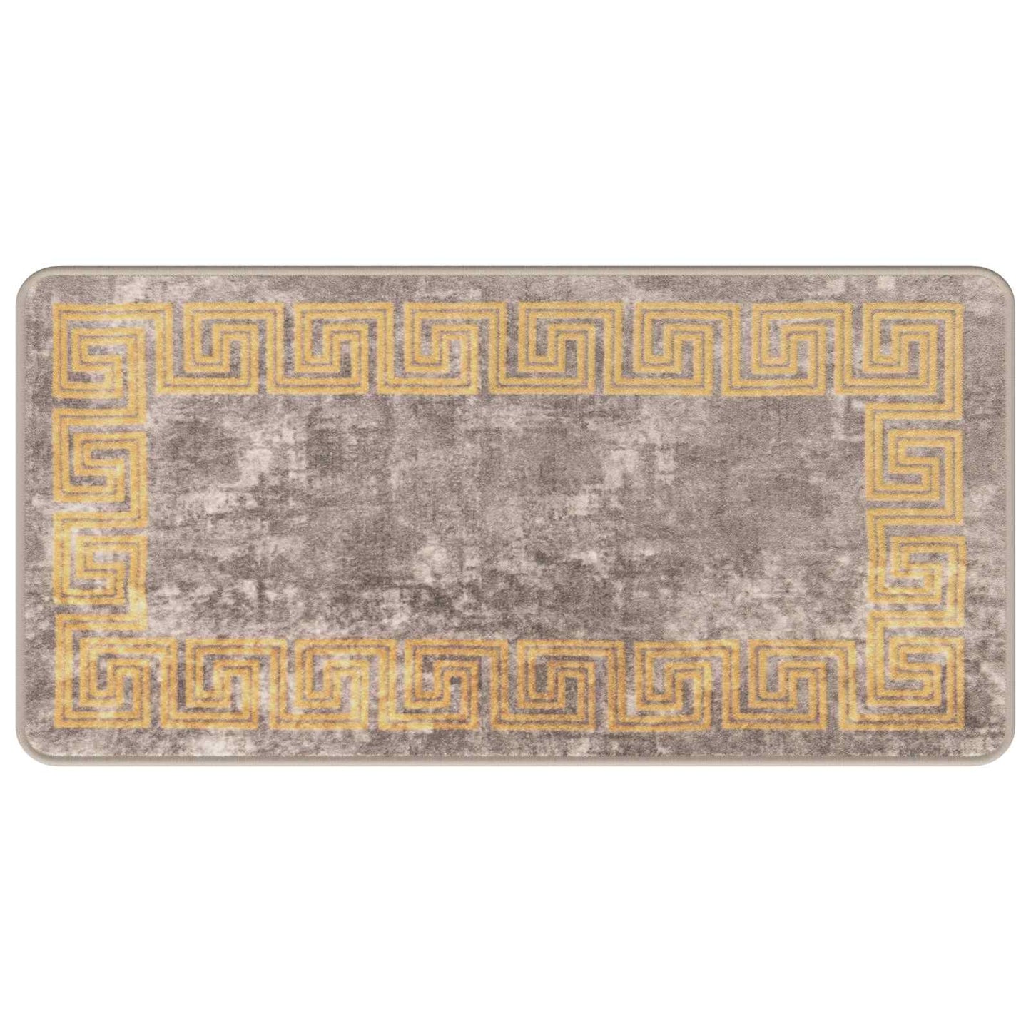 Tæppe Runner MARSA Grå 50 x 100 cm Polyester og PVC