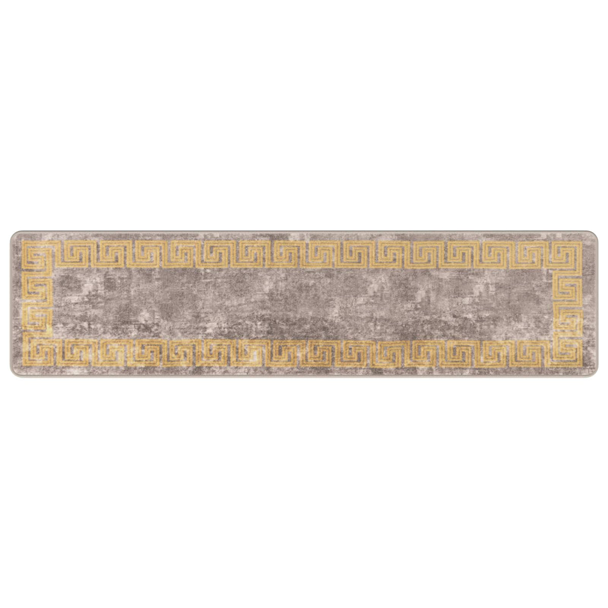 Tæppe Runner MARSA Grå 50 x 200 cm Polyester og PVC
