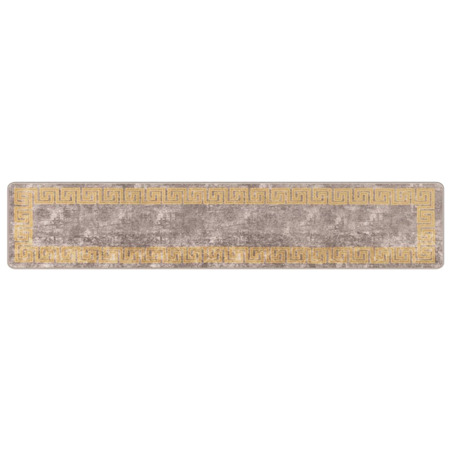 Tæppe Runner MARSA Grå 50 x 250 cm Polyester og PVC