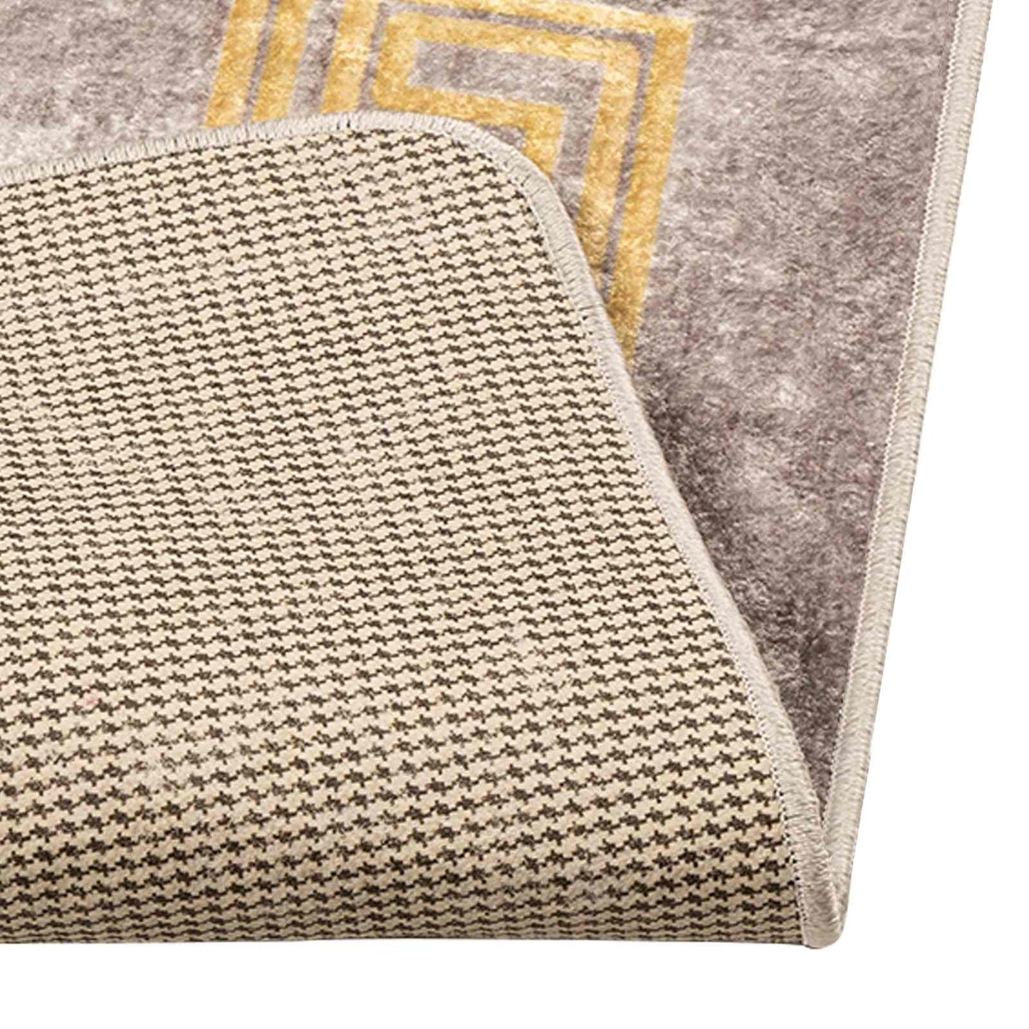 Tæppe Runner MARSA Grå 50 x 350 cm Polyester og PVC