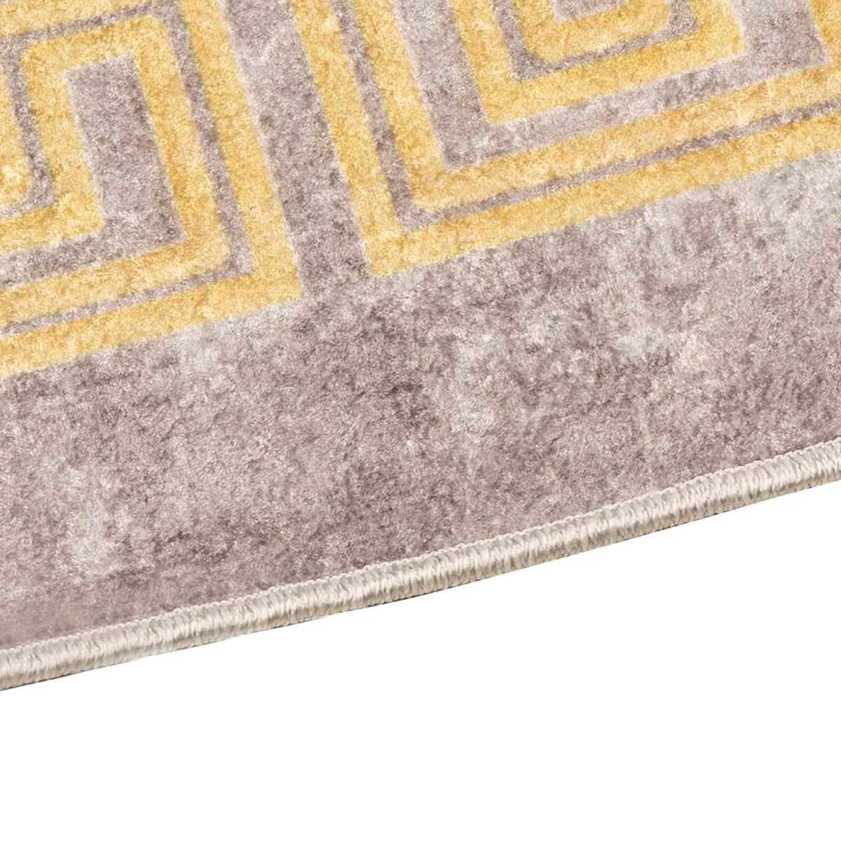 Tæppe Runner MARSA Grå 80 x 100 cm Polyester og PVC