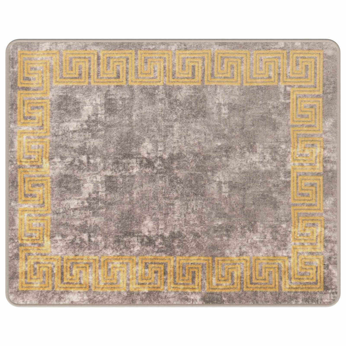 Tæppe Runner MARSA Grå 80 x 100 cm Polyester og PVC