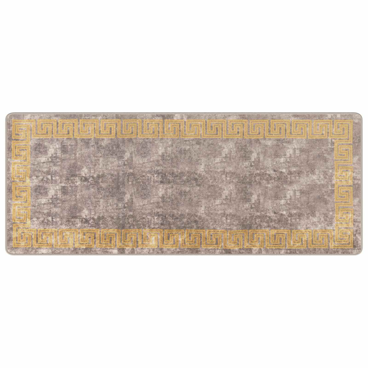 Tæppe Runner MARSA Grå 80 x 200 cm Polyester og PVC