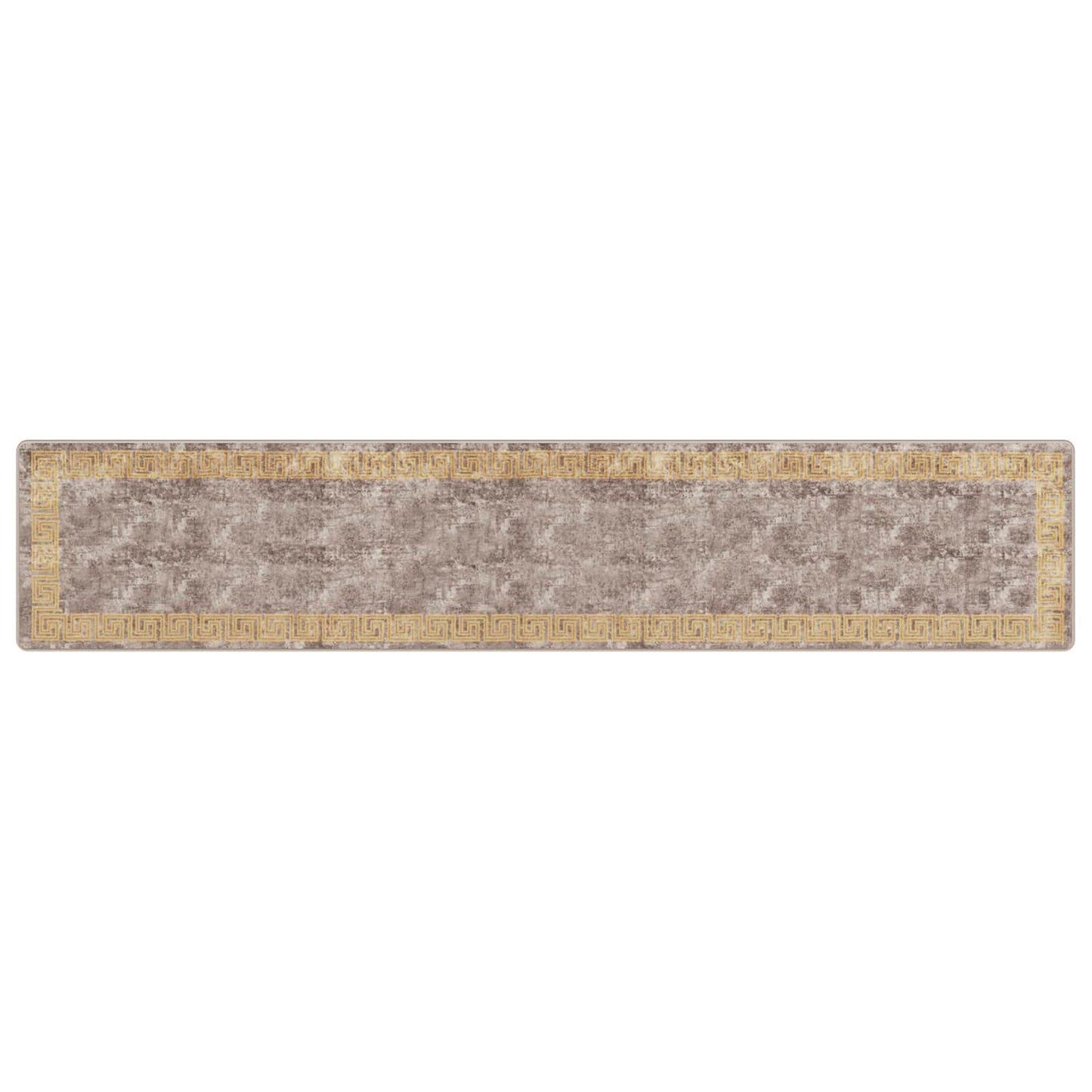 Tæppe Runner MARSA Grå 80 x 400 cm Polyester og PVC