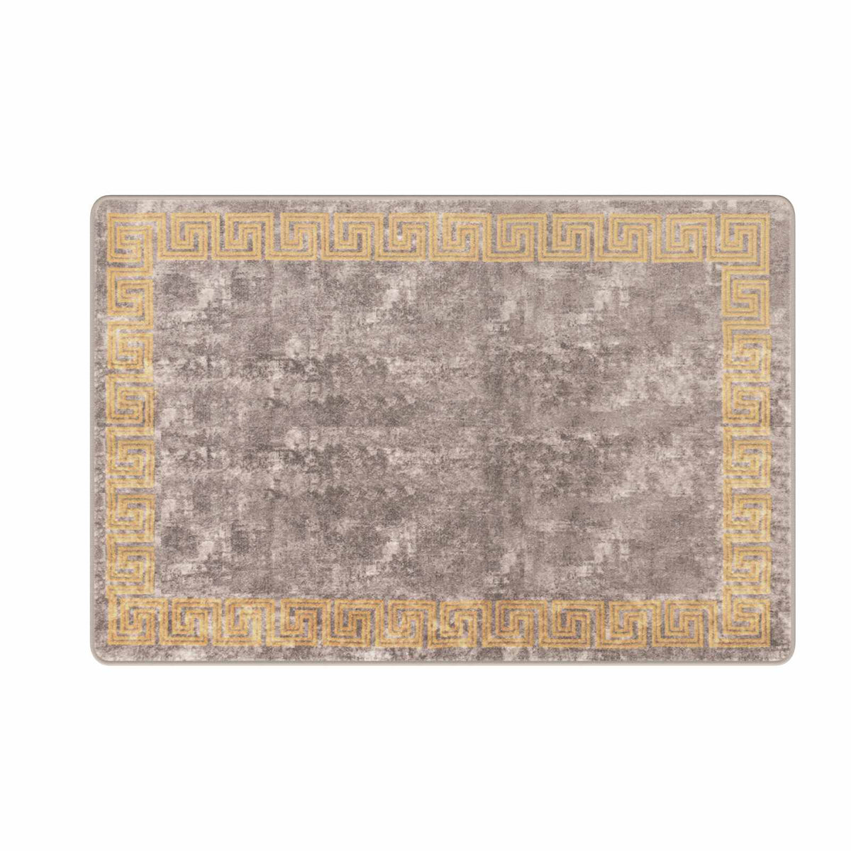 Tæppe Runner MARSA Grå 100 x 150 cm Polyester og PVC
