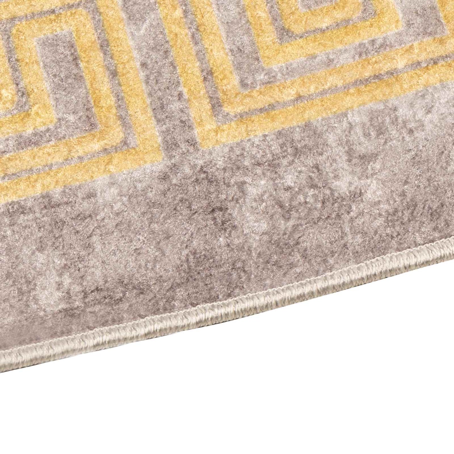 Tæppe Runner MARSA Grå 100 x 200 cm Polyester og PVC