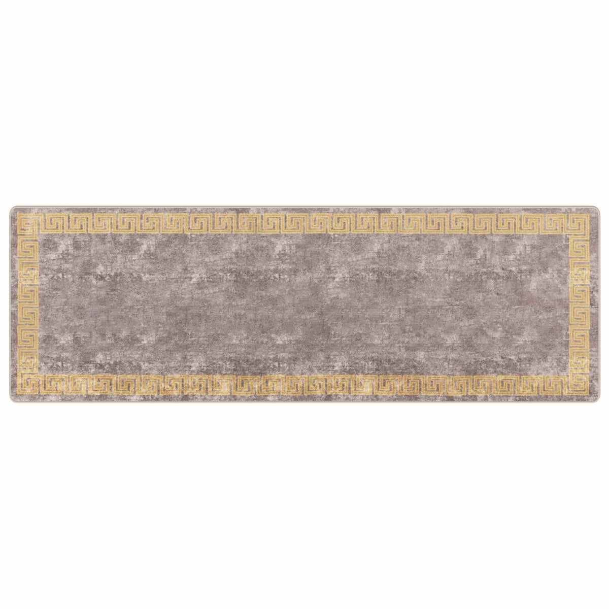 Tæppe Runner MARSA Grå 100 x 300 cm Polyester og PVC