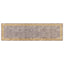 Tæppe Runner MARSA Grå 100 x 350 cm Polyester og PVC