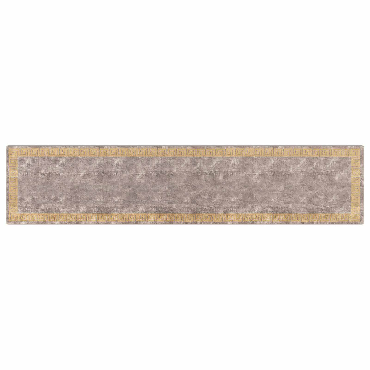 Tæppe Runner MARSA Grå 100 x 450 cm Polyester og PVC