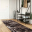 Tæppe Runner MARSA Sort 100 x 400 cm Polyester og PVC