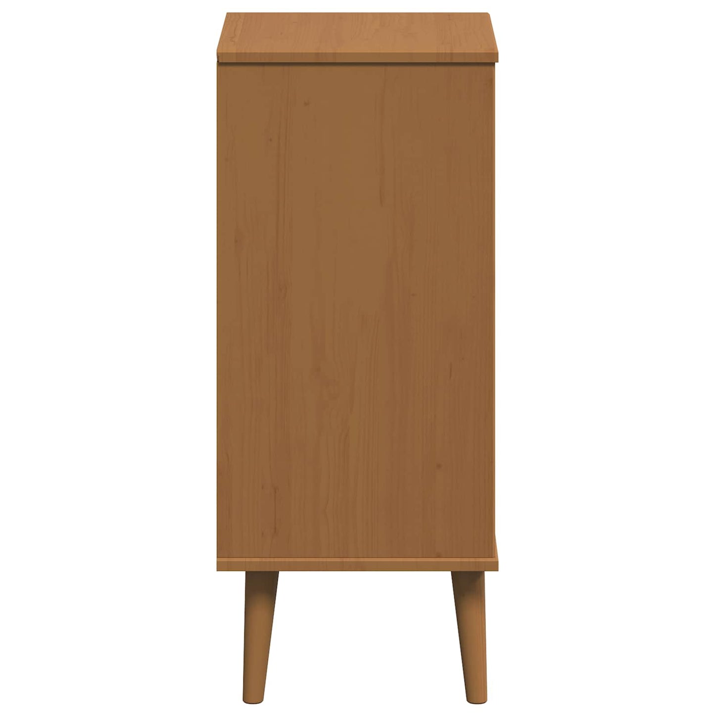 Skuffeskab MOLDE Karamel 40 x 35 x 82 cm Massivt fyrretræ