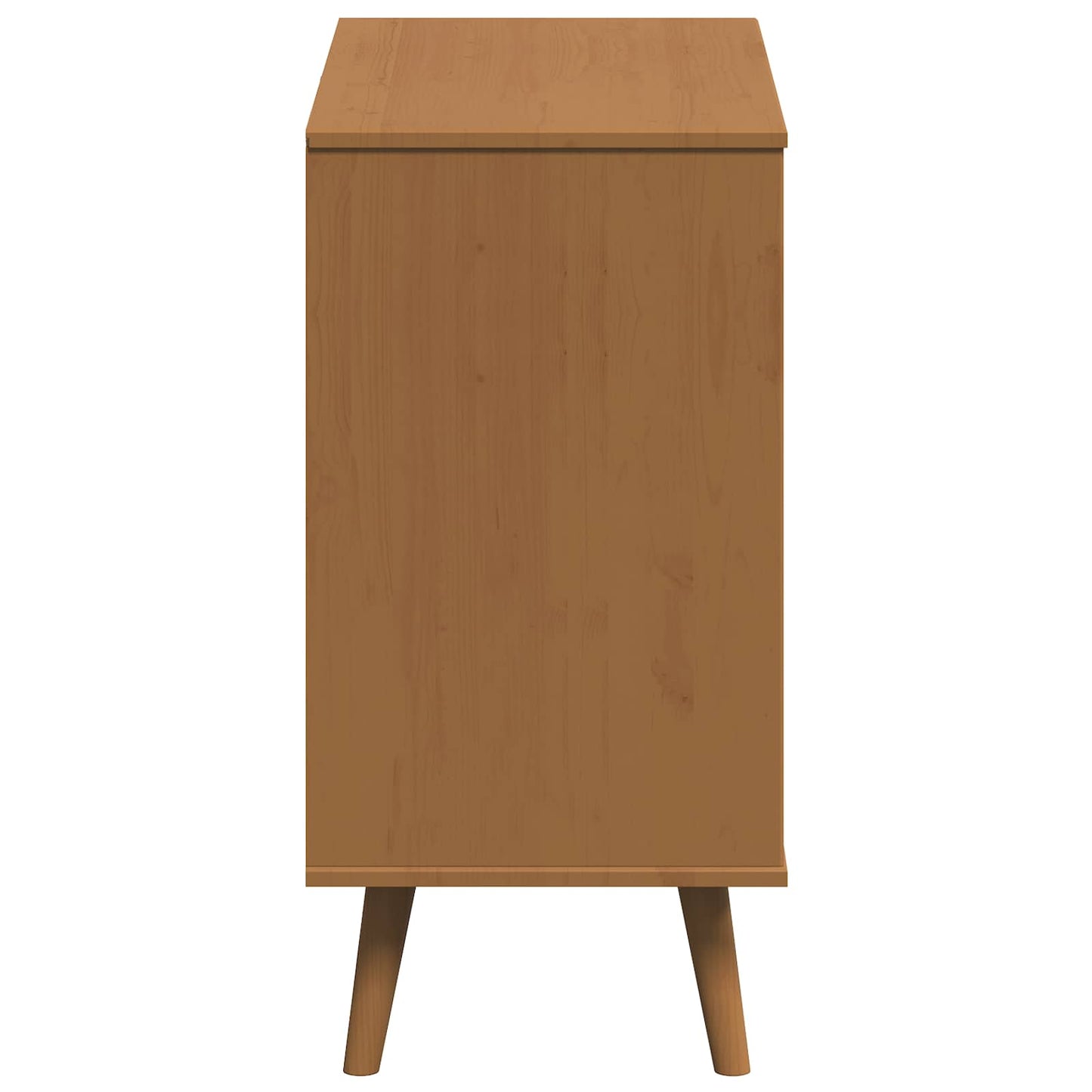 Skuffeskab MOLDE Karamel 80 x 40 x 80 cm Massivt fyrretræ