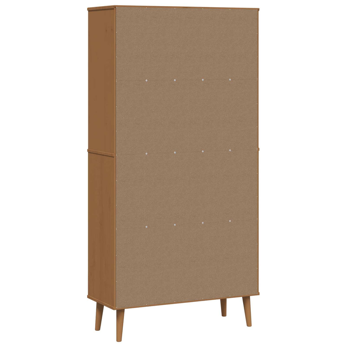 Bogreol MOLDE 85 x 35 x 170,5 cm Massivt fyrretræ Karamel