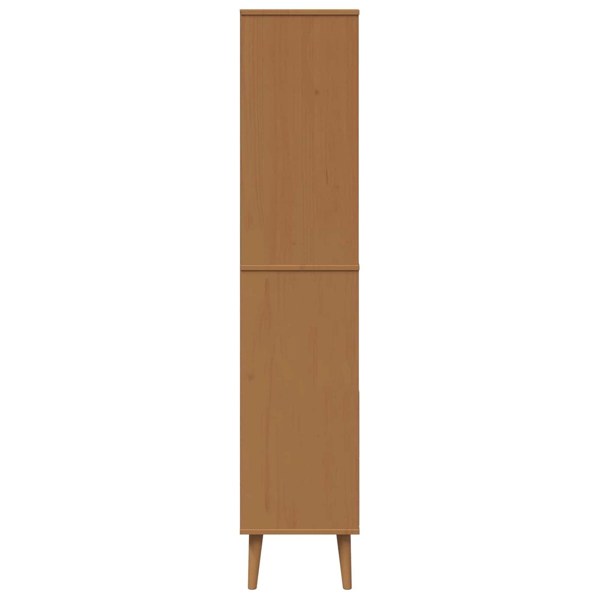 Bogreol MOLDE 85 x 35 x 170,5 cm Massivt fyrretræ Karamel
