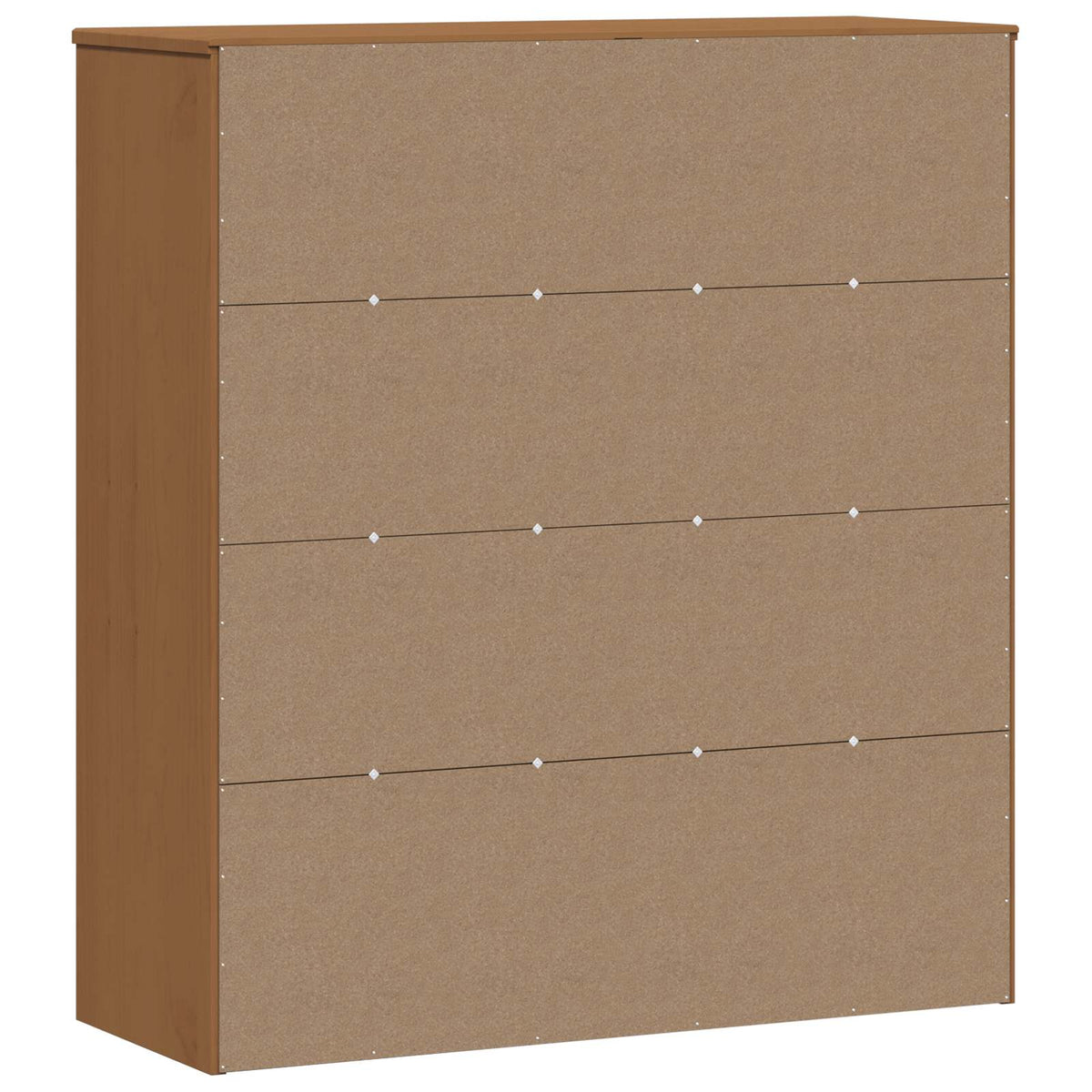Skab MOLDE Karamel 90 x 35 x 100 cm Massivt fyrretræ
