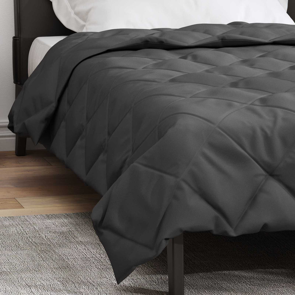 Sommer dyne 220 x 135 cm Sommer 200 gsm Antracit