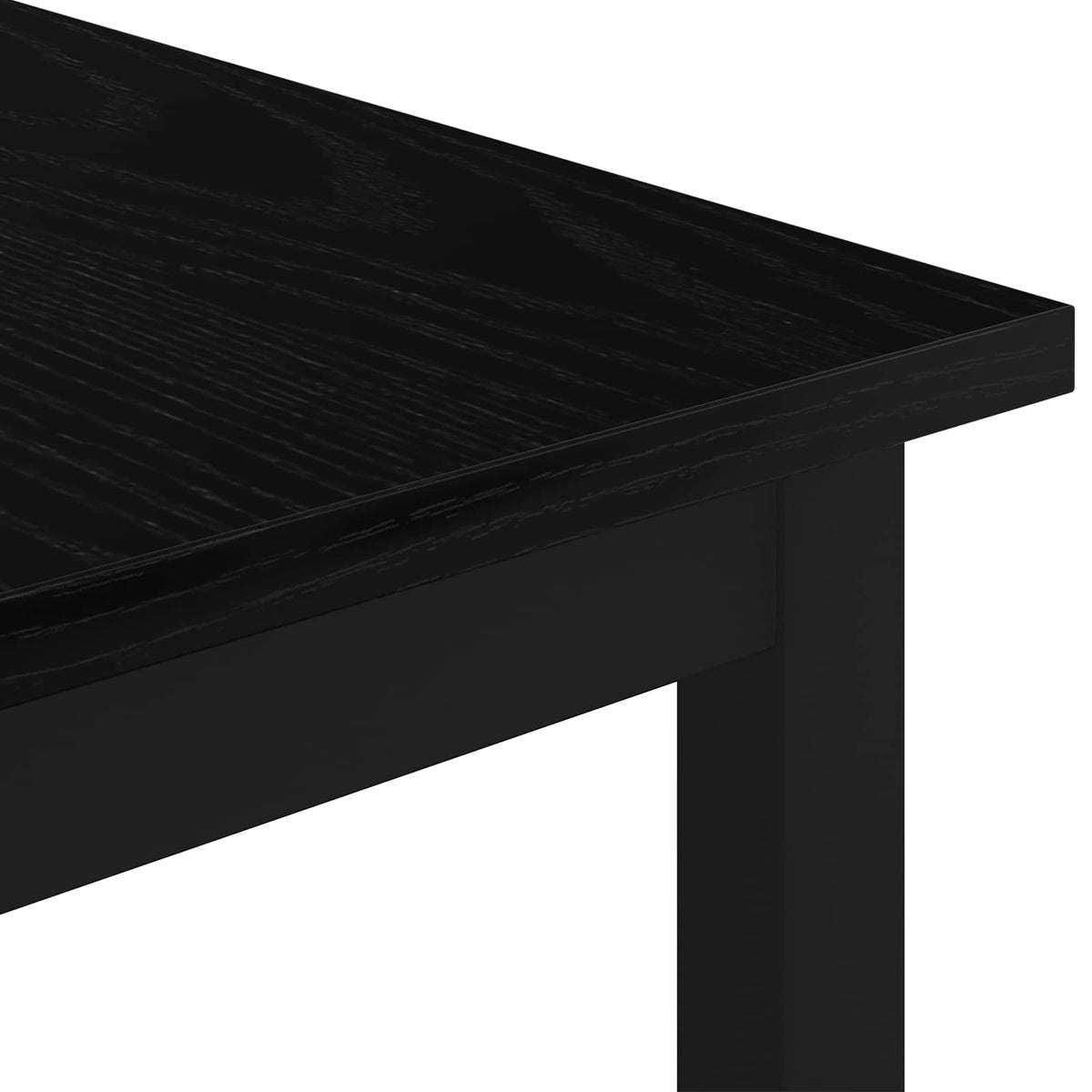 Sofabord Sort eg 40 x 40 x 36 cm Konstrueret træ