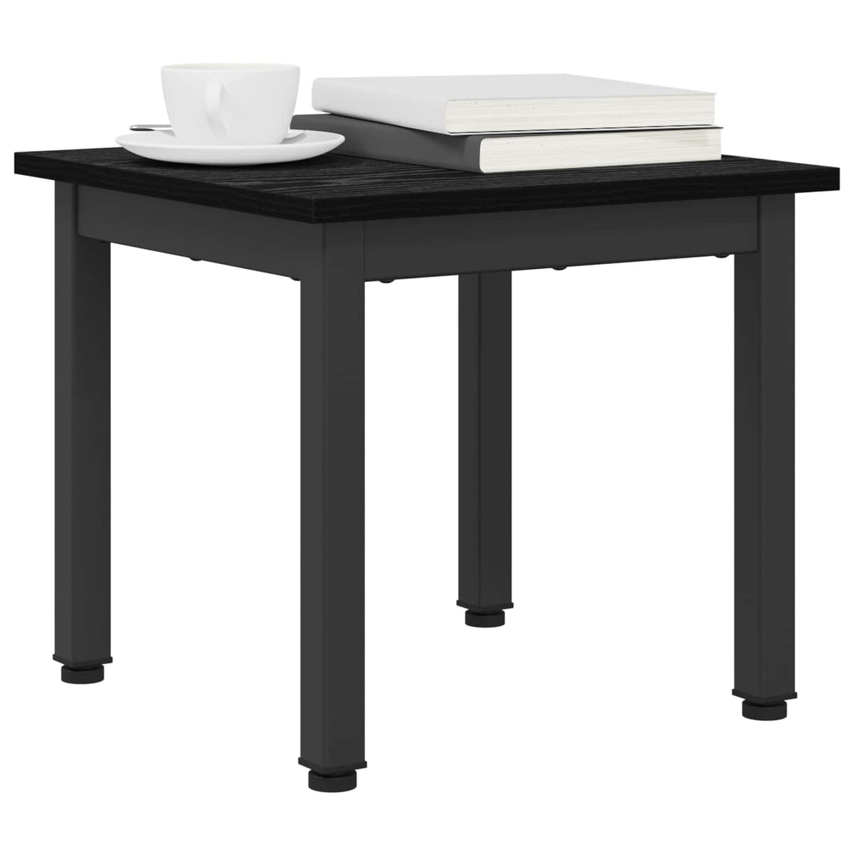 Sofabord Sort eg 40 x 40 x 36 cm Konstrueret træ