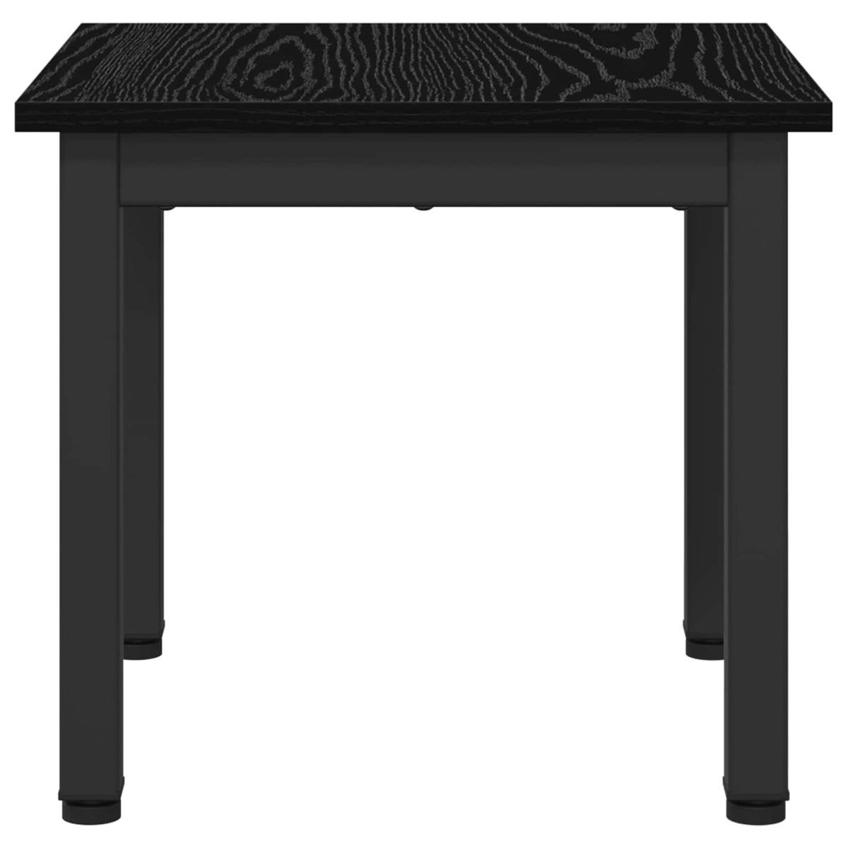 Sofabord Sort eg 40 x 40 x 36 cm Konstrueret træ
