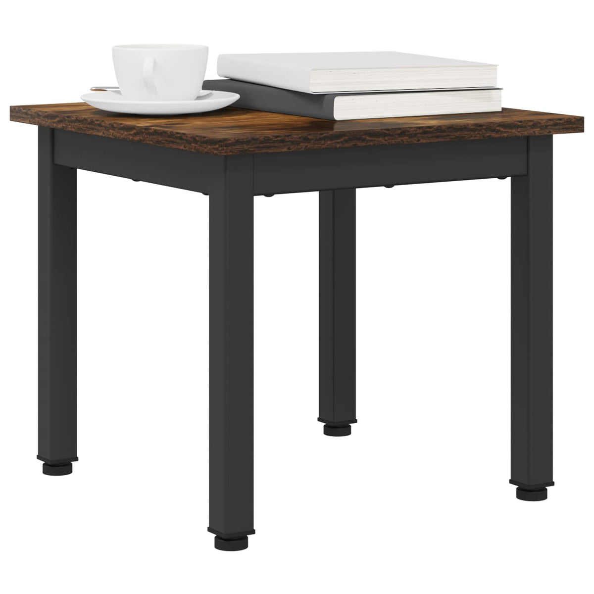 Sofabord Røget Eg 40 x 40 x 36 cm Konstrueret træ