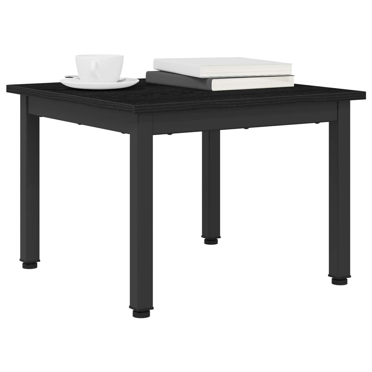 Sofabord Sort eg 50 x 50 x 36 cm Konstrueret træ