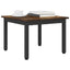 Sofabord Røget Eg 50 x 50 x 36 cm Konstrueret træ