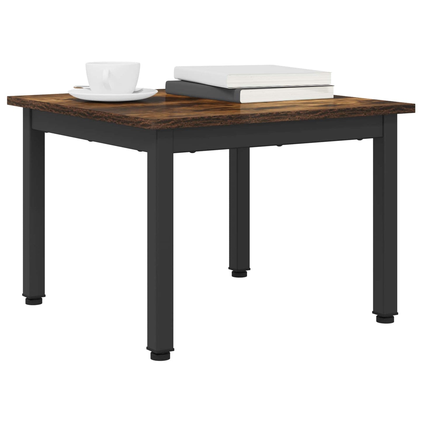 Sofabord Røget Eg 50 x 50 x 36 cm Konstrueret træ