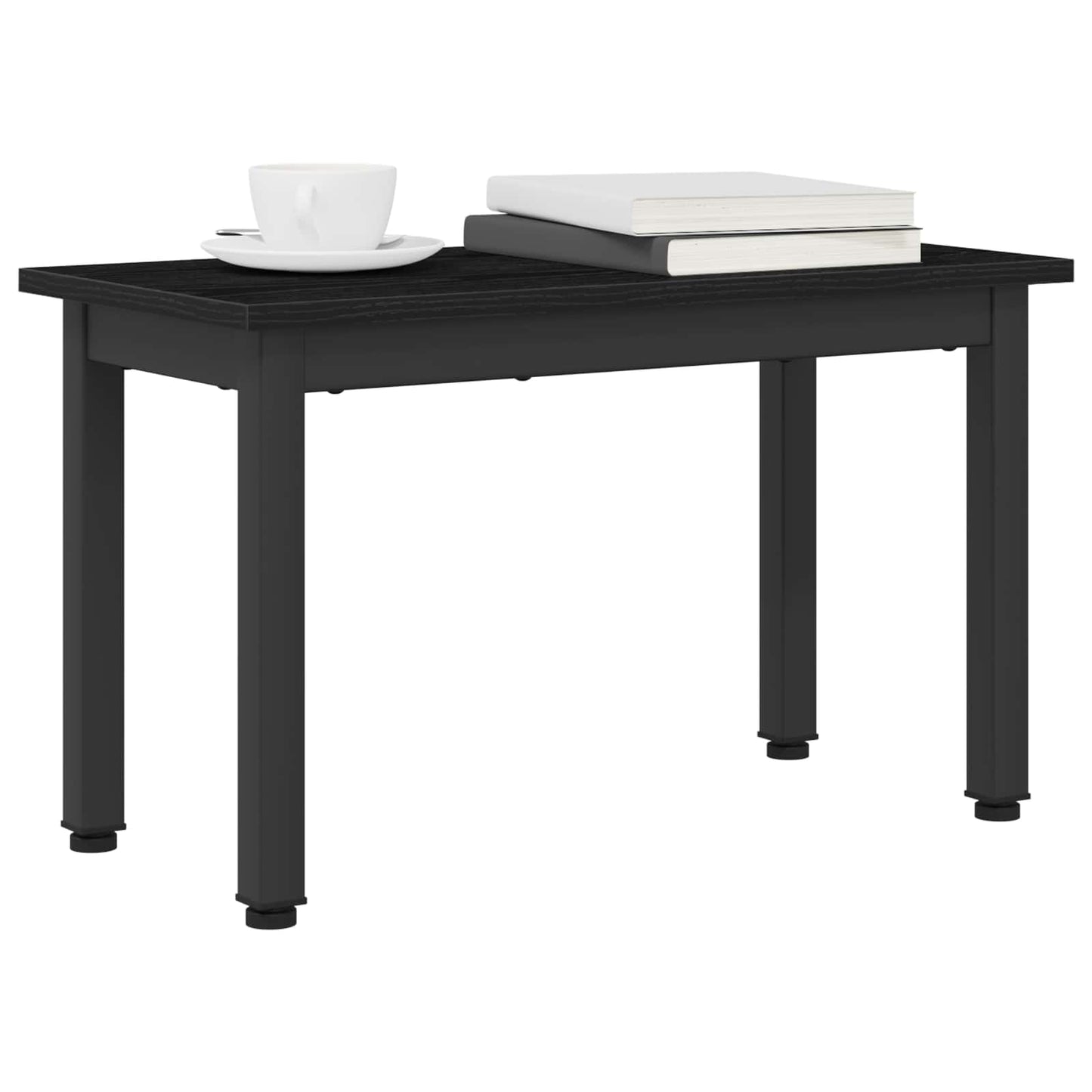 Sofabord Sort eg 60 x 30 x 36 cm Konstrueret træ