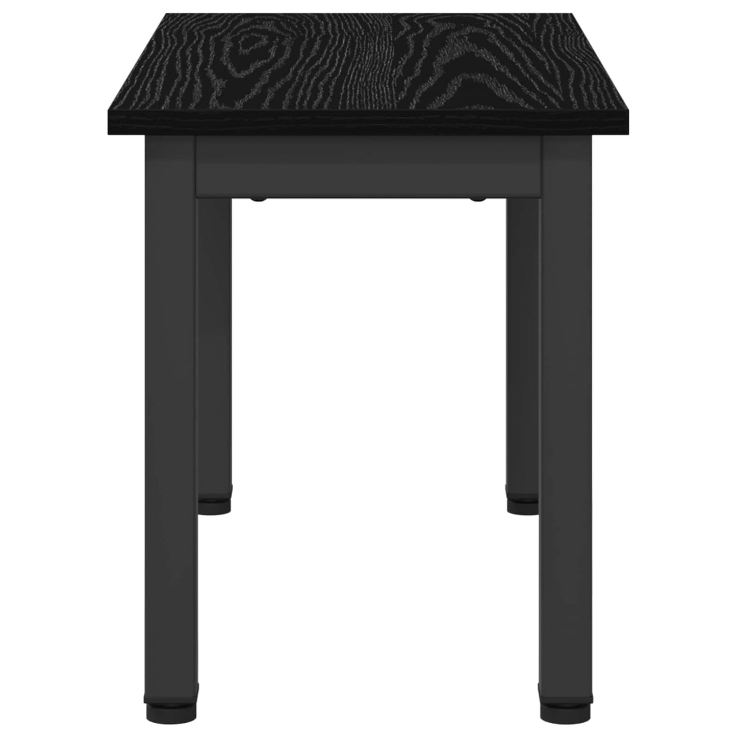 Sofabord Sort eg 60 x 30 x 36 cm Konstrueret træ