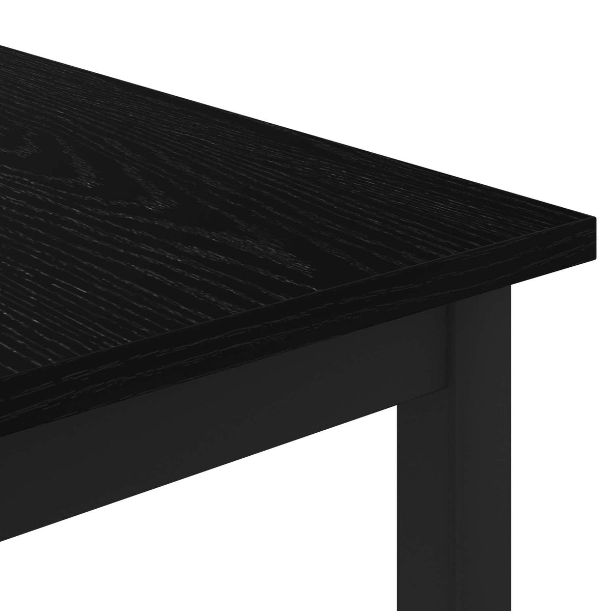 Sofabord Sort eg 60 x 60 x 36 cm Konstrueret træ