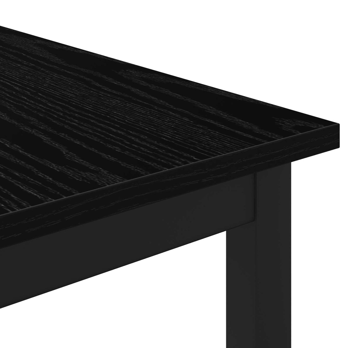 Sofabord Sort eg 60 x 50 x 36 cm Konstrueret træ