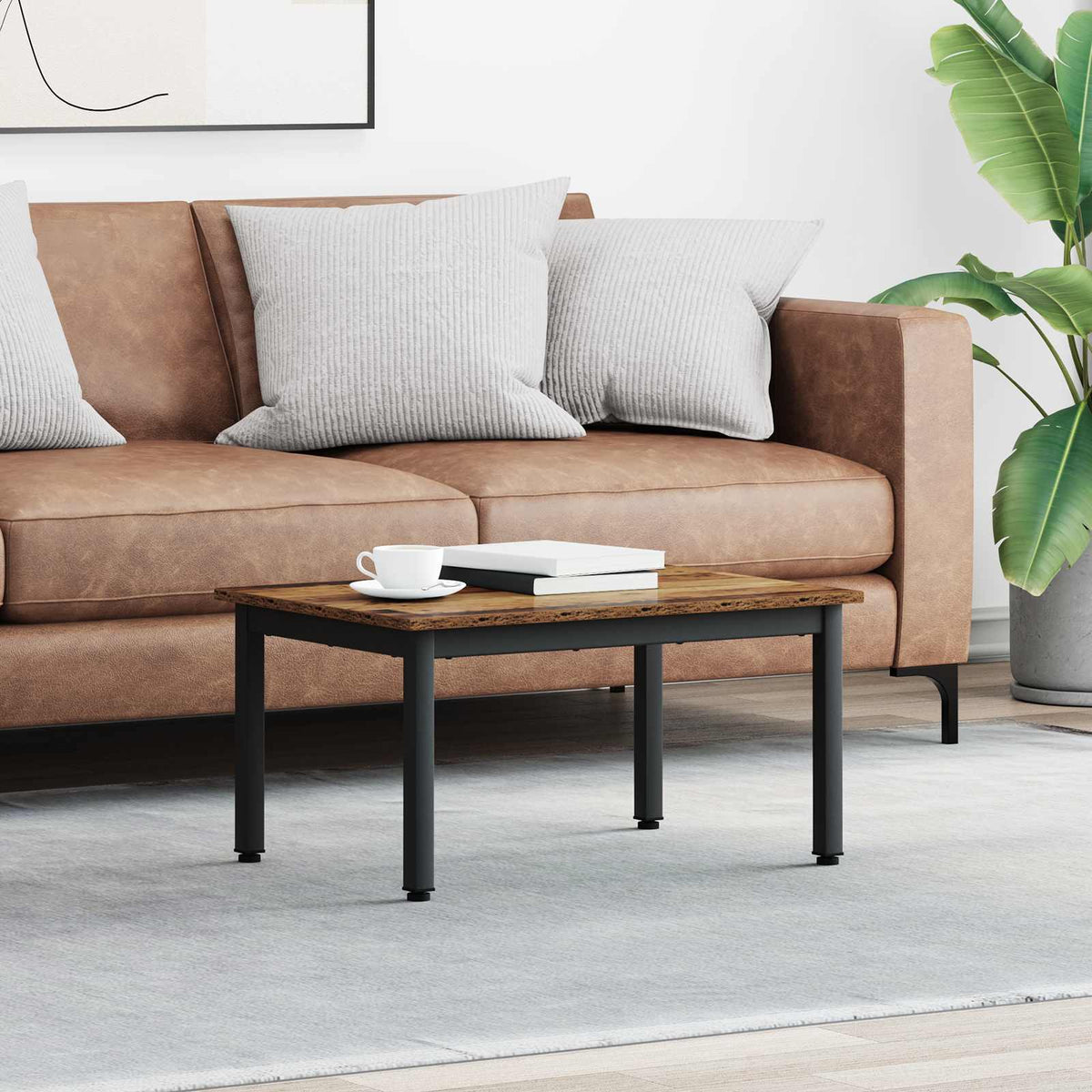 Sofabord Gammelt træ 70 x 50 x 36 cm Konstrueret træ