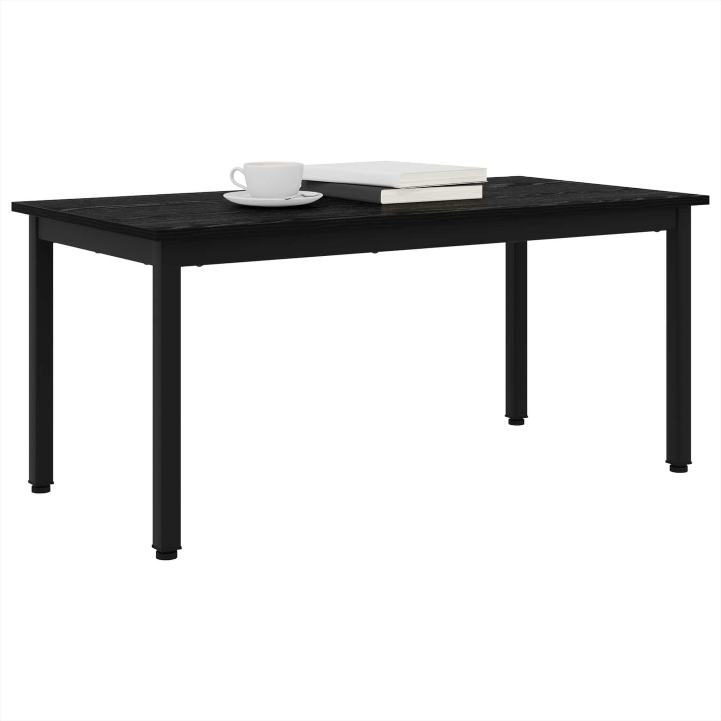 Sofabord Sort eg 100 x 50 x 45 cm Konstrueret træ