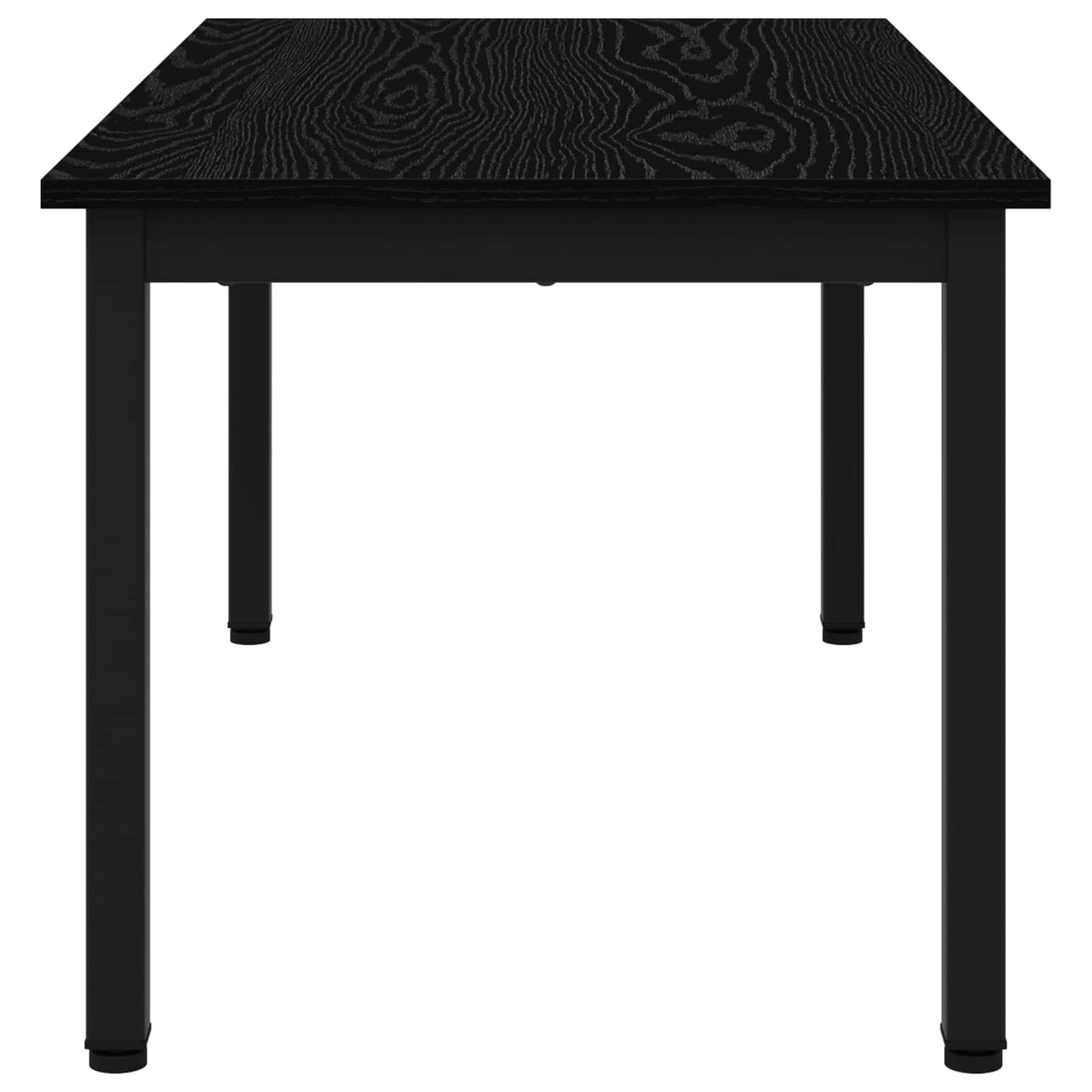 Sofabord Sort eg 100 x 50 x 45 cm Konstrueret træ