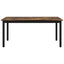 Sofabord Røget Eg 100 x 50 x 45 cm Konstrueret træ
