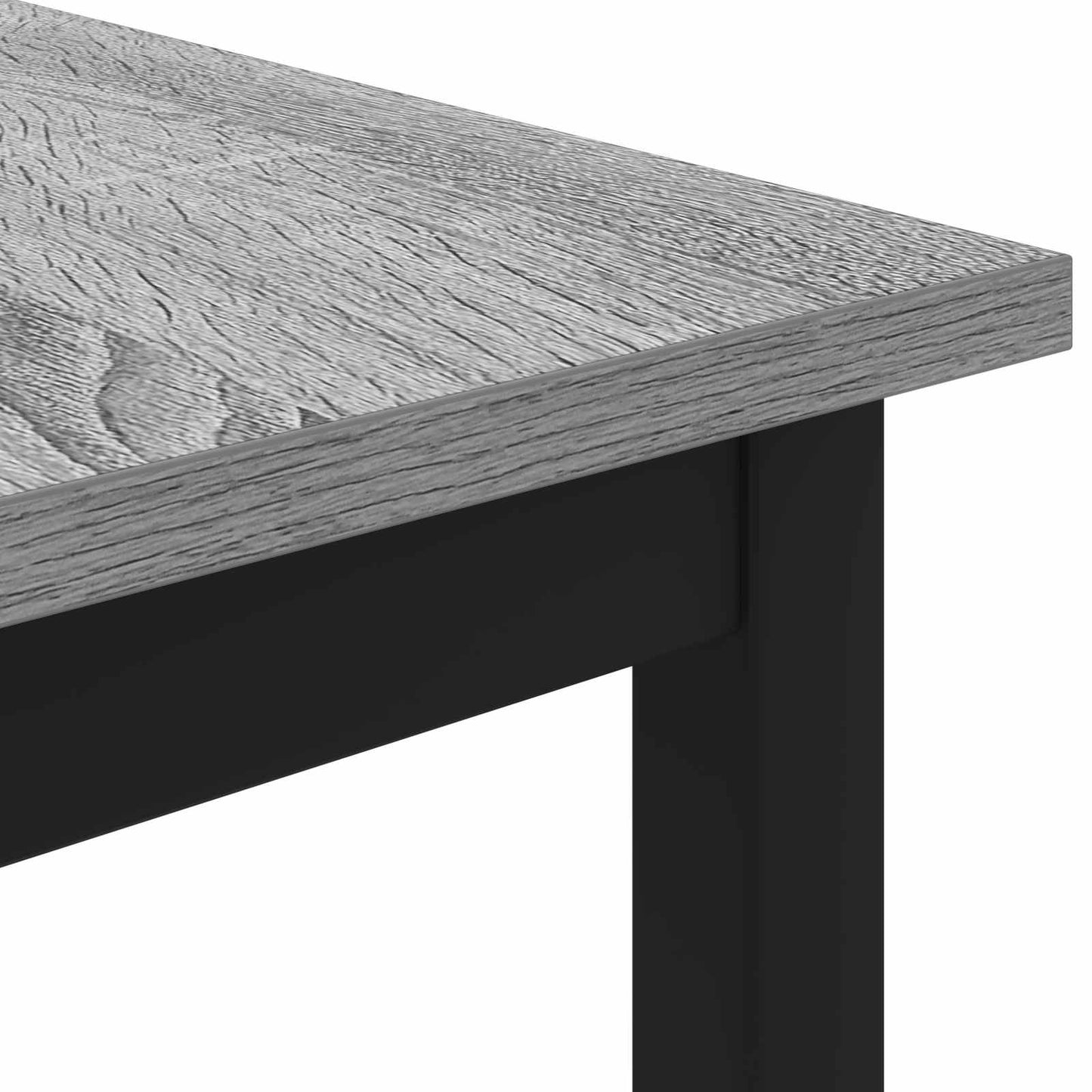Sofabord Grå Sonoma 100 x 50 x 45 cm Konstrueret træ