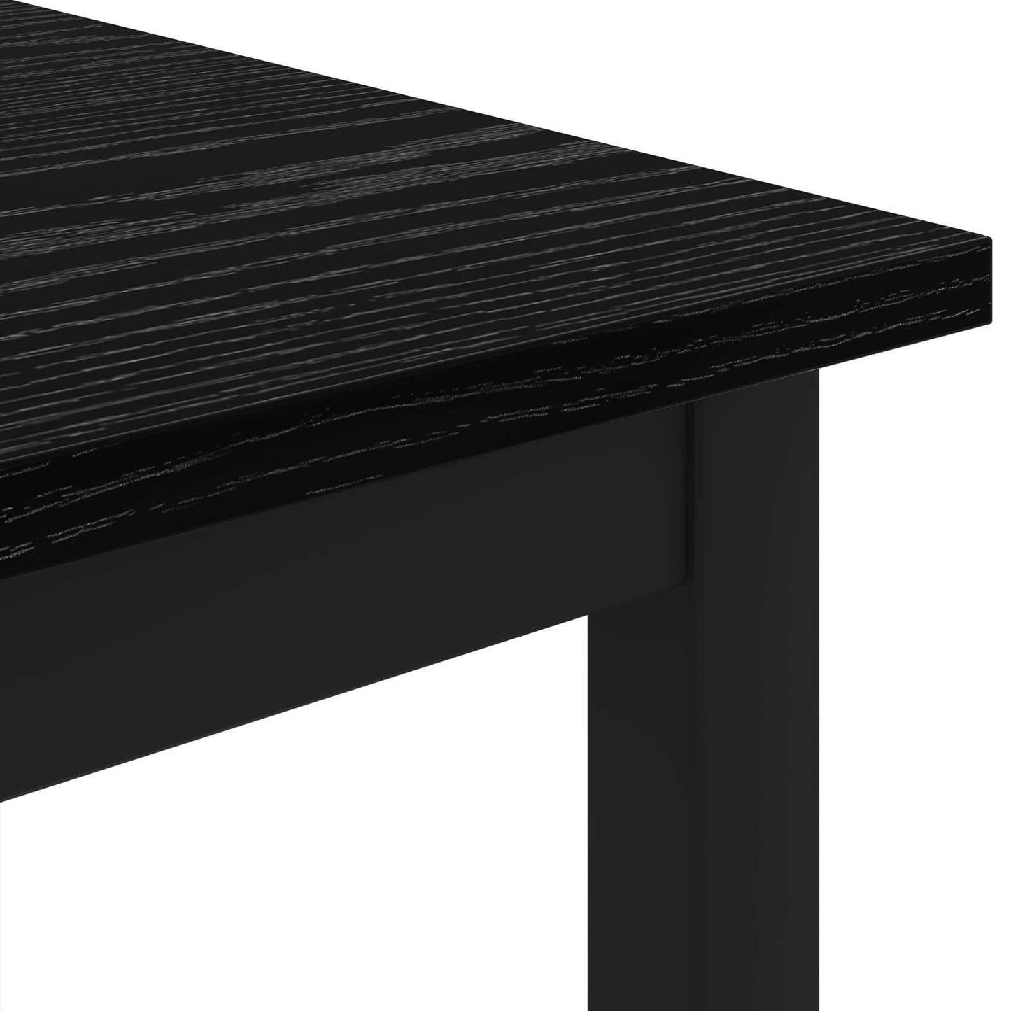 Sofabord Sort eg 80 x 80 x 45 cm Konstrueret træ
