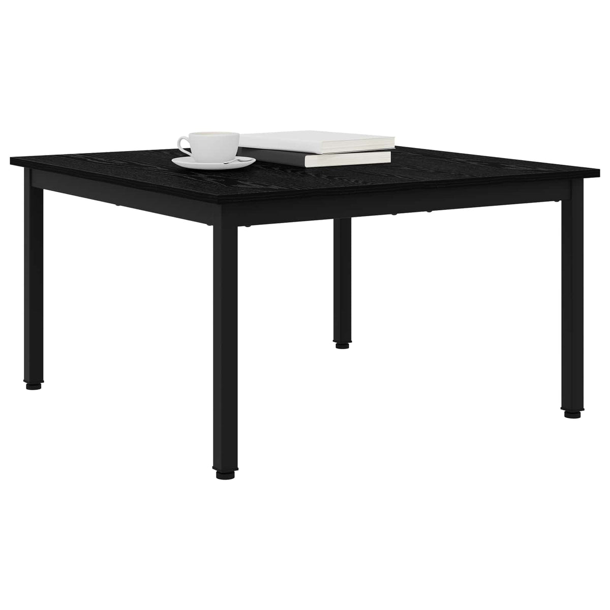 Sofabord Sort eg 80 x 80 x 45 cm Konstrueret træ