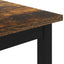 Sofabord Røget Eg 80 x 80 x 45 cm Konstrueret træ