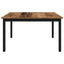 Sofabord Gammelt træ 80 x 80 x 45 cm Konstrueret træ