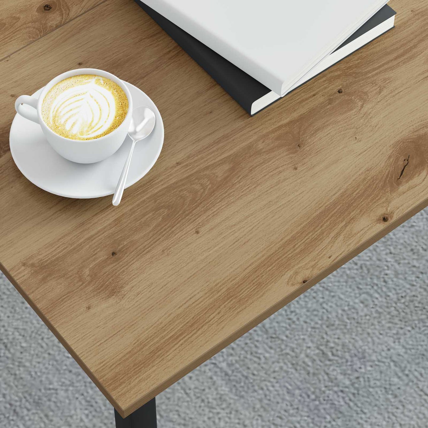 Sofabord Artisan eg 80 x 80 x 45 cm Konstrueret træ