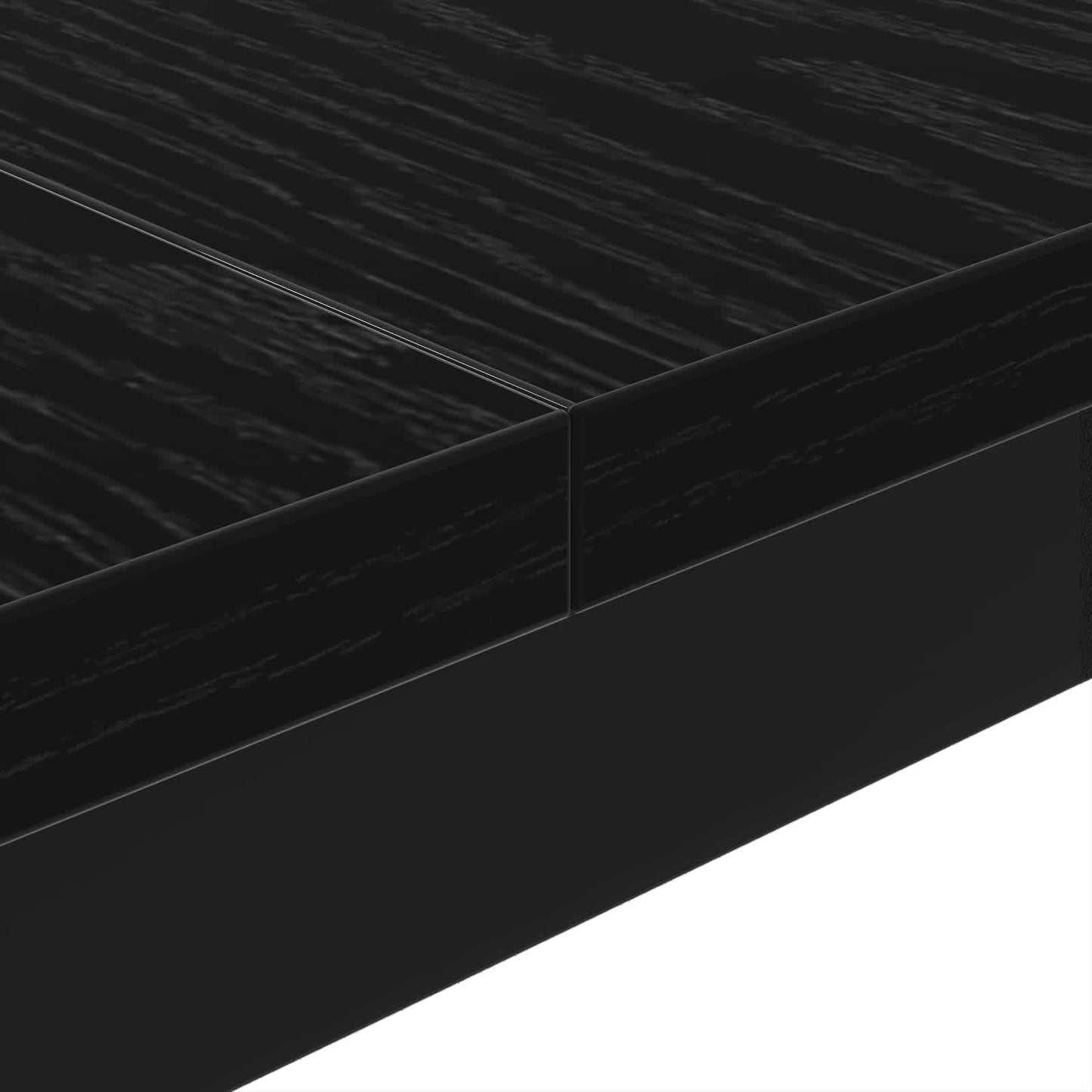 Sofabord Sort eg 100 x 100 x 45 cm Konstrueret træ